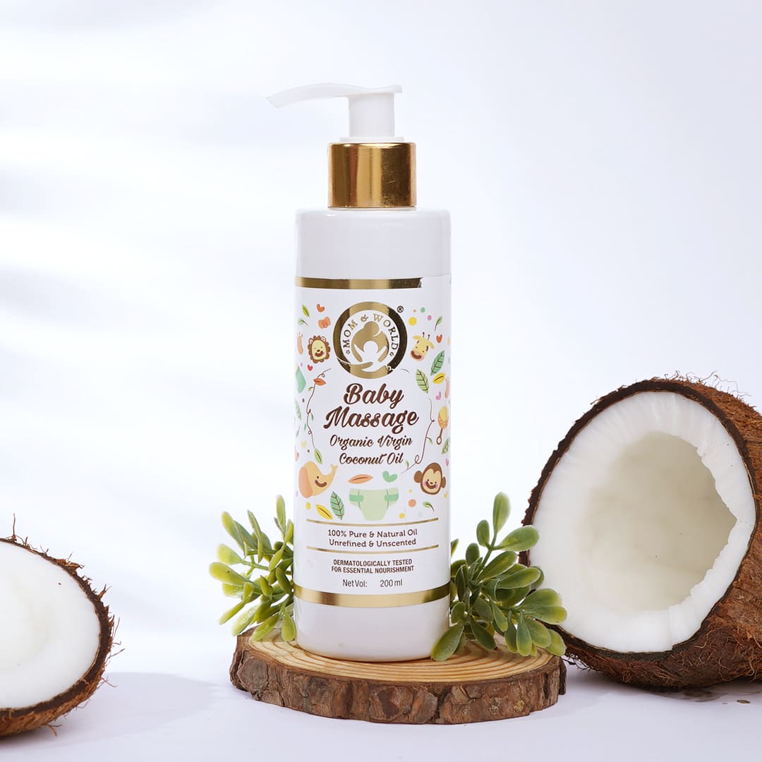 Best baby sale massage coconut oil