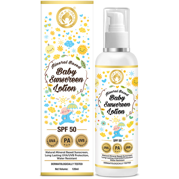 Mineral Based Baby Sunscreen Lotion, 120ml